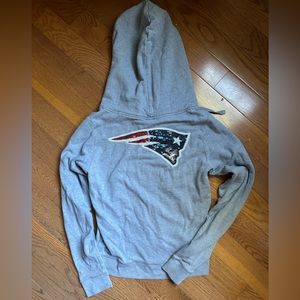Women's New England patriots pink hoodie.